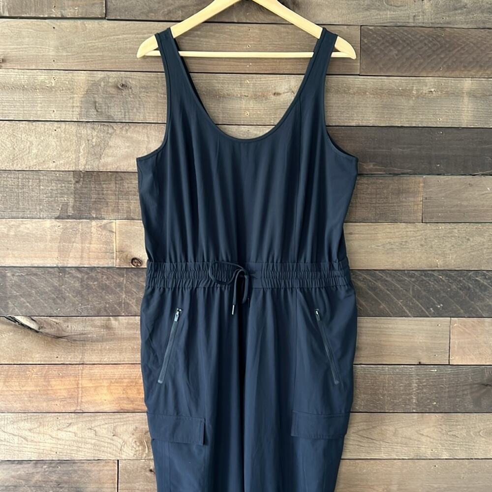 Athleta Woman's Unbound Jumpsuit Romper in Black - Picture 3 of 9
